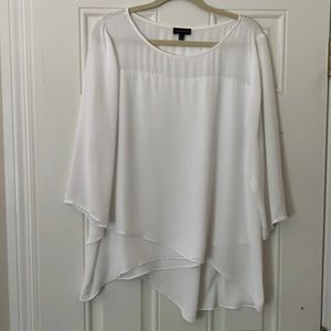 White blouse with three-quarter length sleeve from the limited